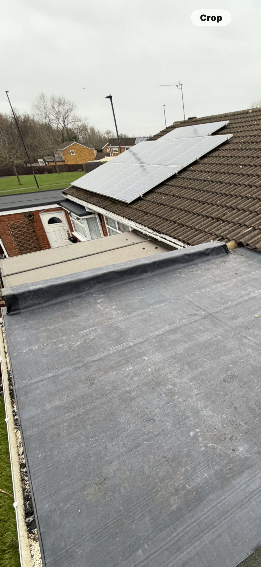EPDM Flat Roof — Completed